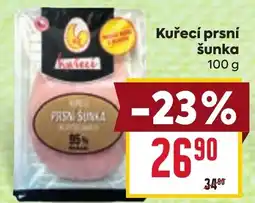Billa Kuřecí prsní šunka nabídka
