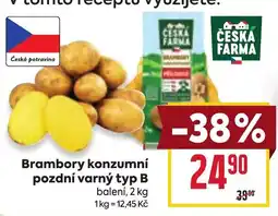 Billa Česká Farma brambory konzumní pozdní varný typ B nabídka