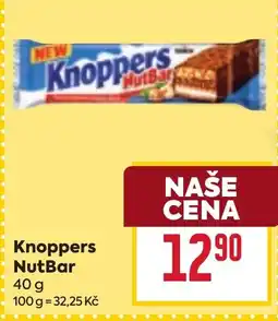Billa Knoppers NutBar nabídka