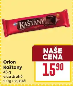 Billa Orion Kaštany nabídka
