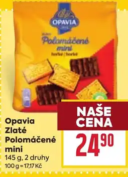 Billa Opavia Zlaté Polomáčené mini nabídka