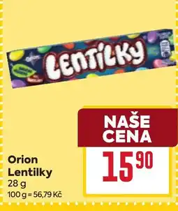 Billa Orion Lentilky nabídka