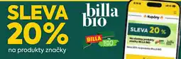 Billa billa bio nabídka