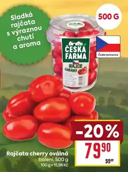 Billa Česká farma rajčata cherry oválná nabídka