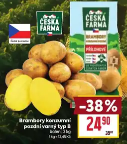 Billa Česká farma brambory konzumní pozdní varný typ b nabídka