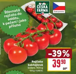 Billa Česká Farma rajčata koktejlová nabídka