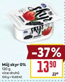 Billa Můj skyr 0% nabídka
