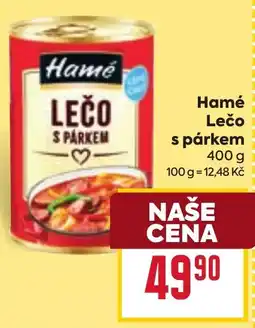 Billa Hamé Lečo s párkem nabídka
