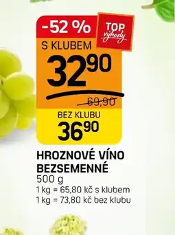 Flop Hroznové víno bezsemenné nabídka