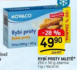 Flop Nowaco rybí prsty nabídka