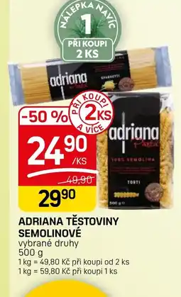 Flop Adriana těstoviny semolinové nabídka