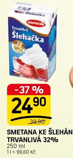 Flop Kapucin trvanlivá šlehačka nabídka
