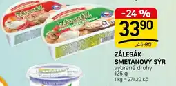 Flop Zálesák smetanový sýr nabídka