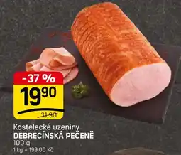 Flop Kostelecké uzeniny debrecínská pečeně nabídka