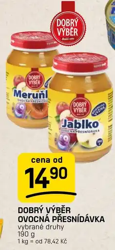 Flop Dobrý výběr ovocná přesnídávka nabídka