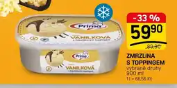 Flop Zmrzlina s toppingem nabídka