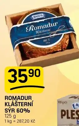 Flop Romadur klášterní sýr 60% nabídka
