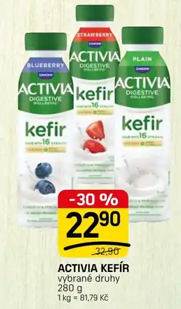 Flop Activia kefír nabídka