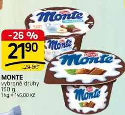 Flop Monte vybrané druhy nabídka