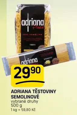 Flop Adriana těstoviny semolinové nabídka