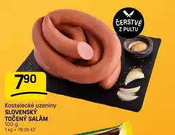 Flop Kostelecké uzeniny Slovenský točený salám nabídka