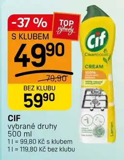 Flop Cif vybrané druhy nabídka