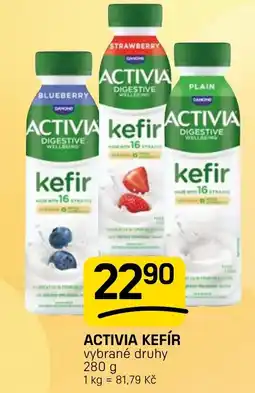 Flop Activia kefír nabídka