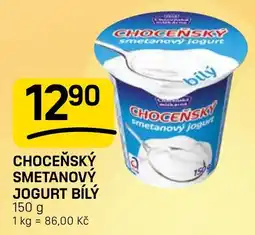 Flop Choceňský smetanový jogurt bílý nabídka
