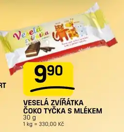 Flop Veselá zvířátka čoko tyčka s mlékem nabídka