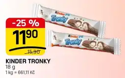 Flop Kinder Tronky nabídka