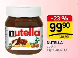 Flop Nutella nabídka