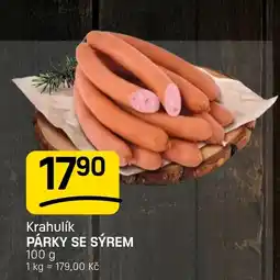 Flop Krahulík Párky se sýrem nabídka