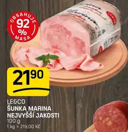 Flop Le&co šunka marina nabídka
