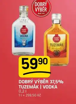 Flop Dobrý výběr tuzemák | vodka nabídka