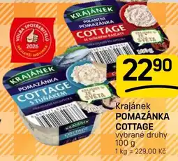 Flop Krajánek pomazánka cottage nabídka