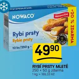Flop Nowaco rybí prsty nabídka