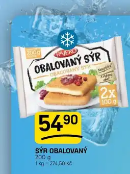 Flop Pajero obalovaný sýr nabídka