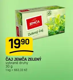 Flop Jemča zelený čaj nabídka