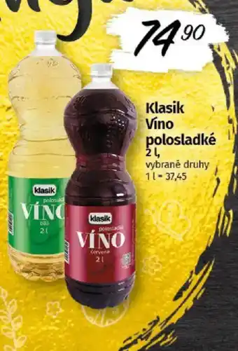 Klasik Víno polosladké