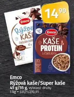 COOP TIP Emco rýžová kaše/super kaše nabídka