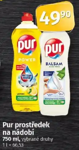 COOP TIP Pur prostředek na nádobí nabídka