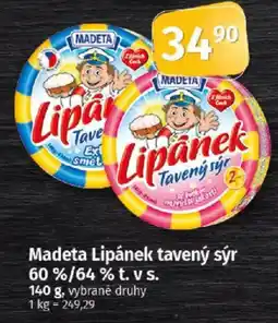 COOP TIP Madeta lipánek tavený sýr nabídka
