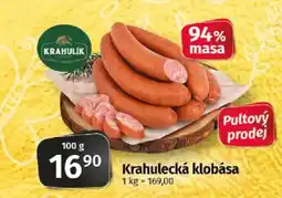 COOP TIP Krahlík klobása nabídka