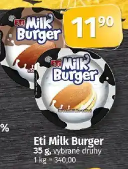 COOP TIP Eti Milk Burger nabídka
