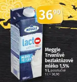 COOP TIP Meggle trvanlivé bezlaktózové mléko 1,5% nabídka