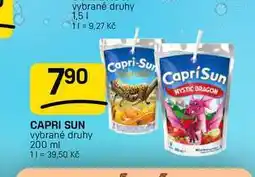 Flop CAPRI SUN vybrané druhy nabídka