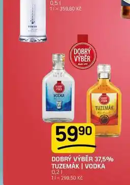 Flop DOBRÝ VÝBĚR 37,5% TUZEMÁK | VODKA nabídka