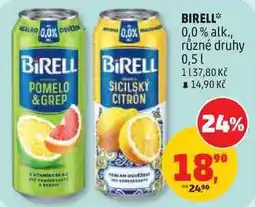 Penny Market BIRELL 0,0 % alk., různé druhy nabídka
