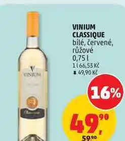 Penny Market VINIUM CLASSIQUE bílé nabídka
