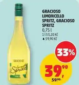 Penny Market GRACIOSO LIMONCELLO SPRITZ, GRACIOSO SPRITZ nabídka